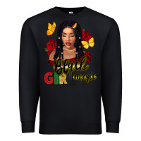 Black black girl magic Premium Sweatshirt - FaDigitalArtStudio