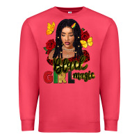 Cardinal black girl magic Premium Sweatshirt - FaDigitalArtStudio