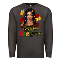 Smoke black girl magic Premium Sweatshirt - FaDigitalArtStudio