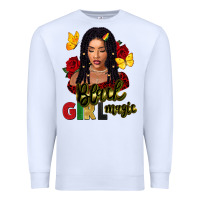 White black girl magic Premium Sweatshirt - FaDigitalArtStudio