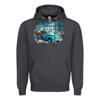 Smoke its the wonderful time of the year truck Zipper Hoodie - CowGirlArtShop