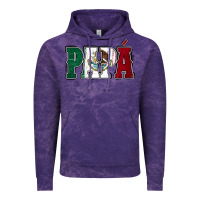 Cloud Purple Mexican Flag Papá Vintage Hoodie - Jasminsmagicworld