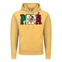 Vintage Mustard Mexican Flag Papá Vintage Hoodie - Jasminsmagicworld