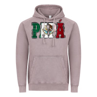 Vintage Zinc Mexican Flag Papá Vintage Hoodie - Jasminsmagicworld