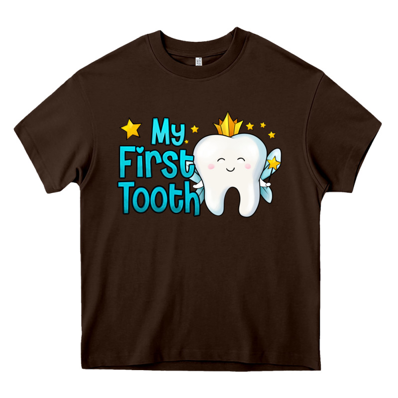 My First Tooth Tooth Fairy Heavy Core Tee by Jasminsmagicworld | Teevron