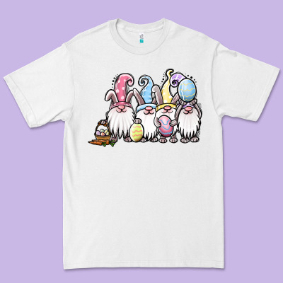 Easter Bunny Gnomes Premium Tee Designed By Jasminsmagicworld