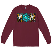 Burgundy Sunflower Turquoise Gemstone Cowhide Mom Long Sleeve Tee - Bettercallsaul