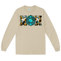 Mushroom Sunflower Turquoise Gemstone Cowhide Mom Long Sleeve Tee - Bettercallsaul