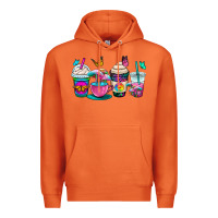 Carrot tie dye coffee cups Premium Hoodie - OliviaCreatesArt