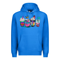 True Royal tie dye coffee cups Premium Hoodie - OliviaCreatesArt