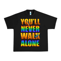 Black Lgbtq You'll Never Walk Alone With Peace Urban Heavy Tee - BundleAndBundleShop
