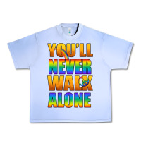 Grape Ice Lgbtq You'll Never Walk Alone With Peace Urban Heavy Tee - BundleAndBundleShop