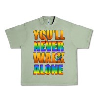 Oil Green Lgbtq You'll Never Walk Alone With Peace Urban Heavy Tee - BundleAndBundleShop