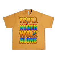 Peanut Butter Lgbtq You'll Never Walk Alone With Peace Urban Heavy Tee - BundleAndBundleShop