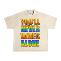 Sandshell Lgbtq You'll Never Walk Alone With Peace Urban Heavy Tee - BundleAndBundleShop