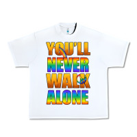 White Lgbtq You'll Never Walk Alone With Peace Urban Heavy Tee - BundleAndBundleShop