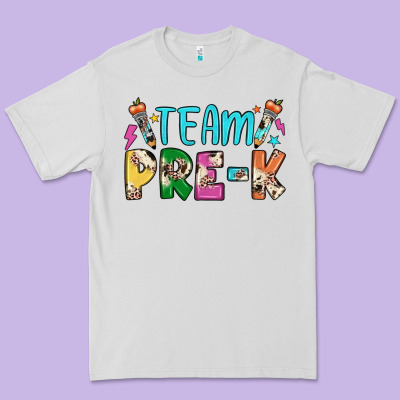 Team Pre K Premium Tee Designed By Jahusdesignshop