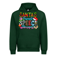 Forest Green festive speech therapist tribute Urban Hoodie - CowhideDigitalArt