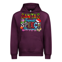 Mauve Wine festive speech therapist tribute Urban Hoodie - CowhideDigitalArt