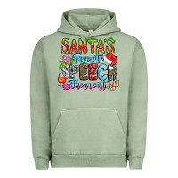 Pigment Oil Green festive speech therapist tribute Urban Hoodie - CowhideDigitalArt