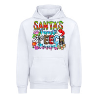 White festive speech therapist tribute Urban Hoodie - CowhideDigitalArt
