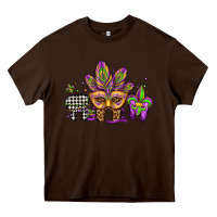 Chocolate Brown mardi gras teeth dental assistant Heavy Core Tee - Jasminsmagicworld