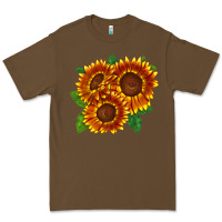 Cacao tiger eyes sunflower Premium Tee - LillyAllenDesigns