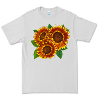 Dove Grey tiger eyes sunflower Premium Tee - LillyAllenDesigns