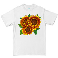 White tiger eyes sunflower Premium Tee - LillyAllenDesigns