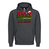 Smoke jesus is the reason for the season Zipper Hoodie - CowGirlArtShop