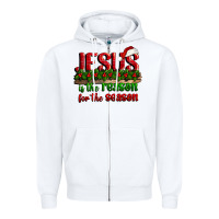 White jesus is the reason for the season Zipper Hoodie - CowGirlArtShop