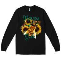Black Leopard Sunflower Western Mama Bee Long Sleeve Tee - Bettercallsaul