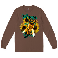 Chestnut Leopard Sunflower Western Mama Bee Long Sleeve Tee - Bettercallsaul