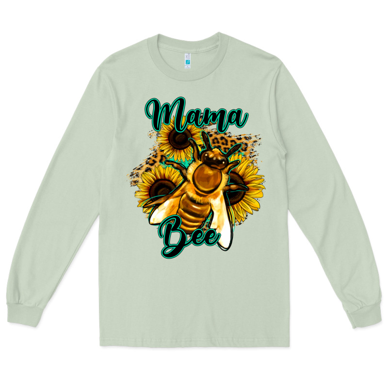Leopard Sunflower Western Mama Bee Long Sleeve Tee by Bettercallsaul | Teevron