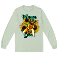 Matcha Leopard Sunflower Western Mama Bee Long Sleeve Tee - Bettercallsaul