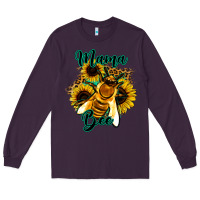 Plum Leopard Sunflower Western Mama Bee Long Sleeve Tee - Bettercallsaul