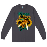 Smoke Leopard Sunflower Western Mama Bee Long Sleeve Tee - Bettercallsaul