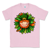 Bubblegum Pink St. Patricks Sunflower With Dwarf Classic Tee - BundleAndBundleShop