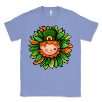 Colony Blue St. Patricks Sunflower With Dwarf Classic Tee - BundleAndBundleShop