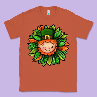 St. Patricks Sunflower With Dwarf Classic Tee Designed By Bundleandbundleshop
