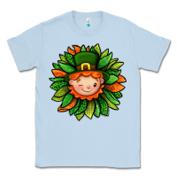 Dusty Blue St. Patricks Sunflower With Dwarf Classic Tee - BundleAndBundleShop