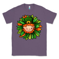 Lavender St. Patricks Sunflower With Dwarf Classic Tee - BundleAndBundleShop