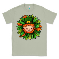 Matcha St. Patricks Sunflower With Dwarf Classic Tee - BundleAndBundleShop