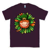 Plum St. Patricks Sunflower With Dwarf Classic Tee - BundleAndBundleShop