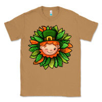 Toasted Coconut St. Patricks Sunflower With Dwarf Classic Tee - BundleAndBundleShop