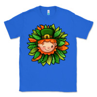True Royal St. Patricks Sunflower With Dwarf Classic Tee - BundleAndBundleShop