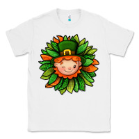 White St. Patricks Sunflower With Dwarf Classic Tee - BundleAndBundleShop