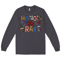 Smoke honor the brave Long Sleeve Tee - RanaPortraitStore