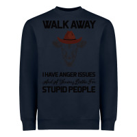 Navy trusting people turned me into the heifer i am tod  black Heavyweight Sweatshirt - Bettercallsaul