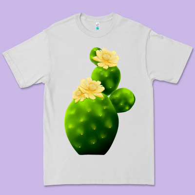 Texas Cactus Premium Tee Designed By Lillyallendesigns